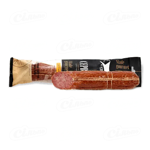 Ковбаса «Алан Спец Цех» «Сервелат» варено-копчене вищого ґатунку, кг