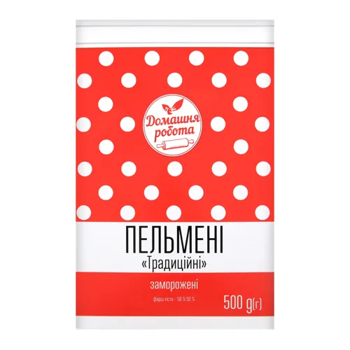 Пельмені Традиційні Домашня робота к/у 500г