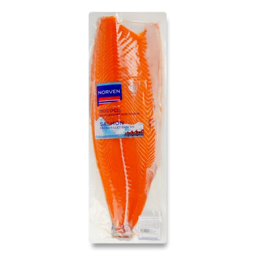 Філе Лосося На Шкірі Norven, Вищого Ґатунку, 1.0 кг