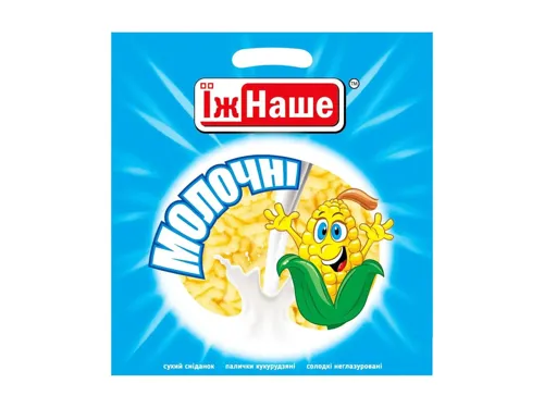 Кукурудзяні палички Молочні ТМ Їж Наше 450г