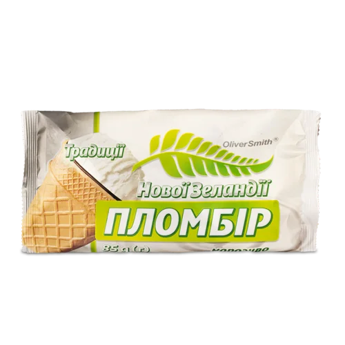 Морожене Пломбір Laska Вищого Ґатунку У Вафельному Стакані, 100 мл