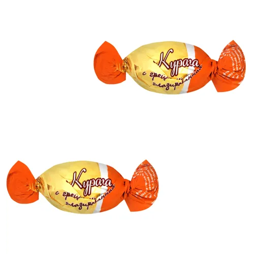 Цукерки Курага з волоським горіхом глазурована Pioni кг