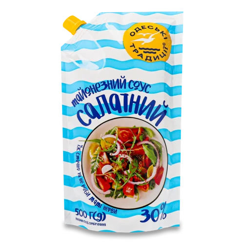 Соус Майонезний 30% Салатний, в/ґ, 500г