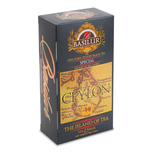 Чай Чорний Вищого Ґатунку Special The Island of Tea, Картонна Упаковка 25х2г