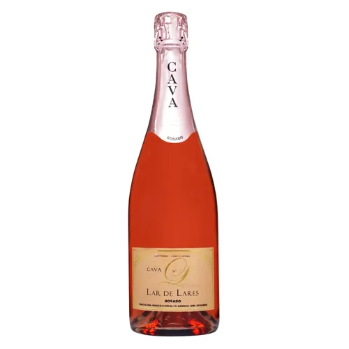 Вино ігристе Lar de Lares Cava брют рожеве 11,5% 0,75л