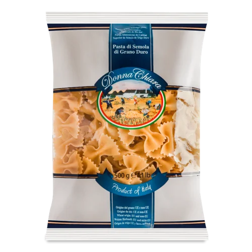 Паста Вищого Ґатунку Farfalloni №79 Donna Chiara, 500г