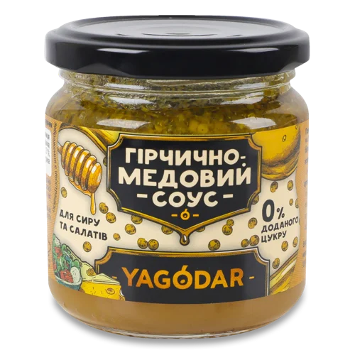 Соус Гірчично-Медовий Yagodar, с/б 210г
