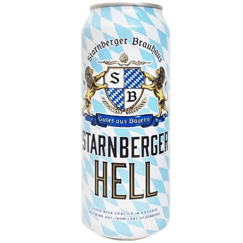 Пиво Starnberger Hell світле фільтроване 4.8% 0.5л