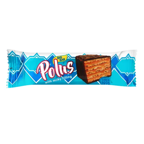 Торт вафельний глазурований з додаванням згущеного молока Polus м/у 60г