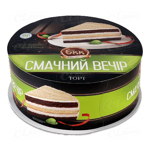 Торт Київ БКК Смачний вечір бісквітний, 450г