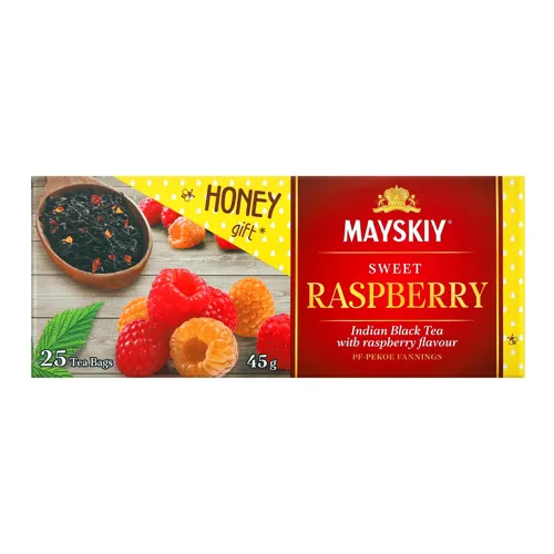Чай чорний байховий Sweet Raspberry Mayskiy к/у 25х1.8г