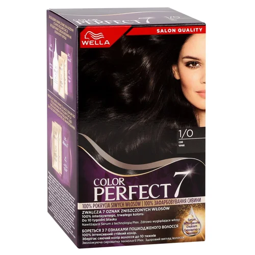 Фарба для волосся Wella Color Perfect 1/0 Чорний