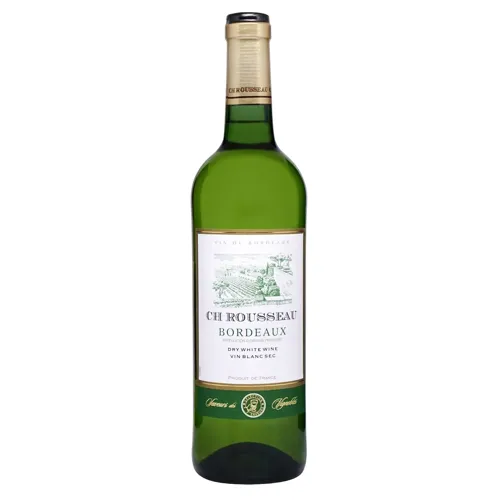 Вино Ch Rousseau Bordeaux біле сухе 11,5% 0,75л