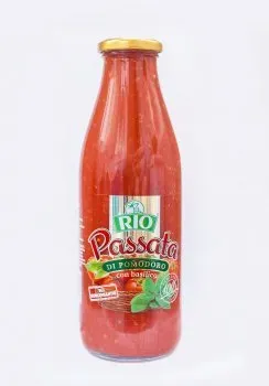 Томати RIO подріблені у власному соці з базиліком Passata di pomodoro 800г