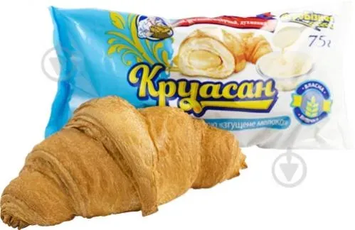 Круасан «Агробізнес» зі згущеним молоком, 75г