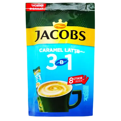 Напій 3 в 1 JACOBS CARAM LATTE 8*1