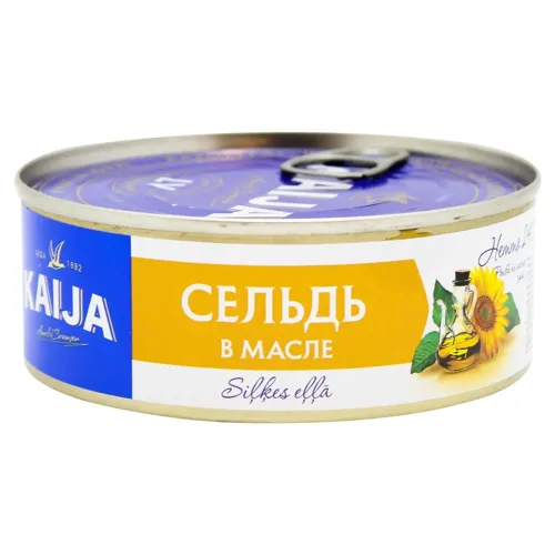 Оселедець Kaija в олії 240г