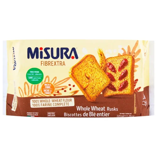 Хлібці цільнозернові ТМ MISURA 320 г