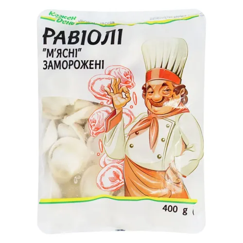 Равіолі Кожен день м'ясні заморожені 400г