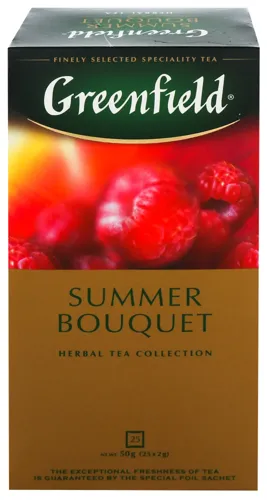 Чай трав'яний «Summer Bouquet» Greenfield пакет з/я 2г*25шт