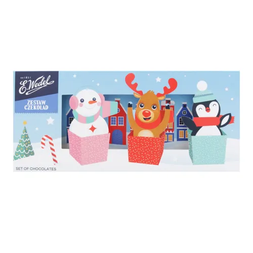 Сет шоколадок Новорічний E.Wedel к/у 166г
