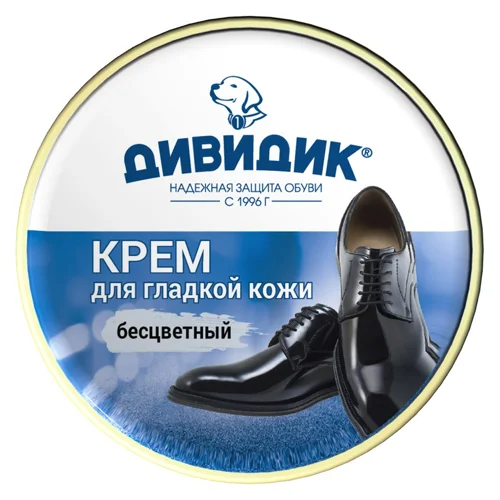 Крем для взуття Дивидик безкольоровий 50мл
