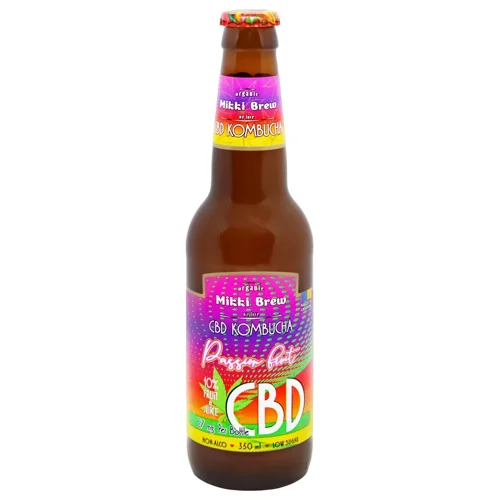 Комбуча Mikki Brew Пристрасний фрукт 0,35л