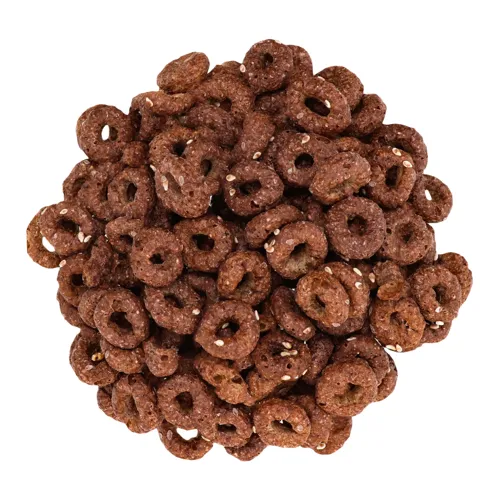 Кільця глазуровані з какао і кунжутом Золоте Зерно кг