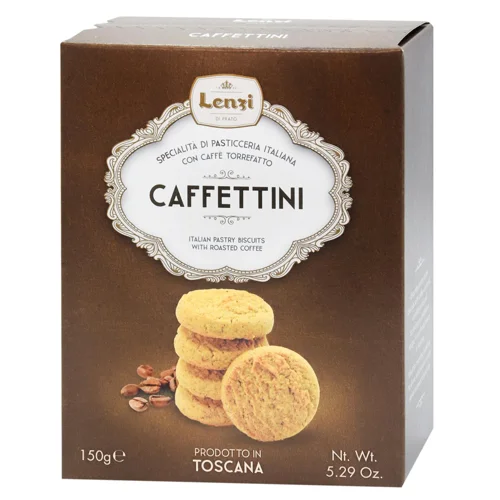 Печиво Lenzi Caffettini зі смаком кави 150г