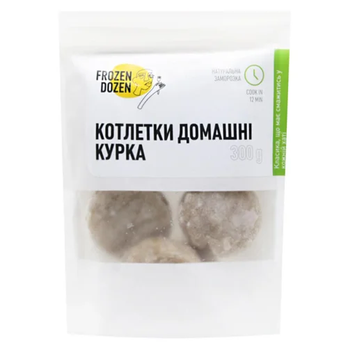 Котлетки Frozen Dozen Домашні курка 300г