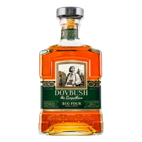 Коньяк 0.5л 40% 4 зірки The Carpathian Dovbush пл