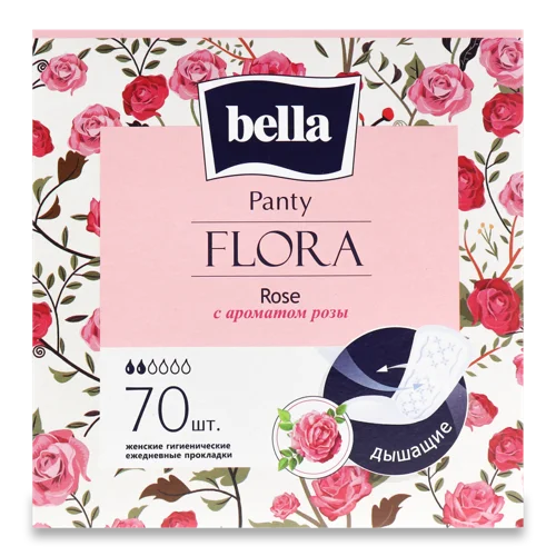 Гігієнічні Щоденні Прокладки Rose Flora Panty Bella, 70шт