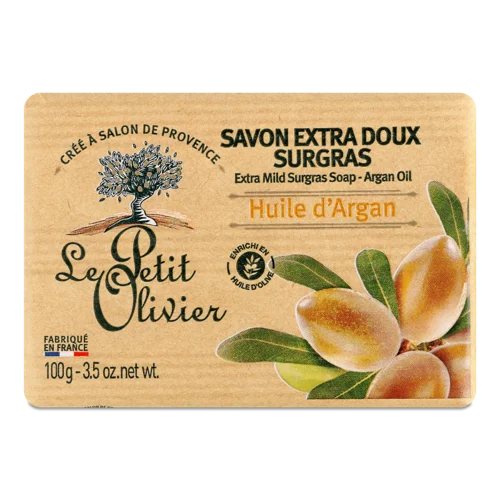 Туалетне Мило Екстра Ніжне Argan Oil, Le Petit Olivier, 100г