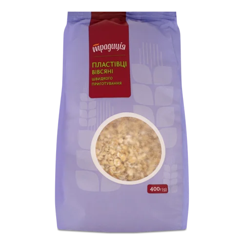 Пластівці Вівсяні Вищого Ґатунку, П/Пл 400Г Традиція