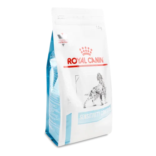 Корм сухий повнораціонний дієтичний для дорослих собак Sensitivity Control Veterinary Royal Canin, в/ґ, 1.5 кг