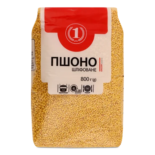 Пшоно Шліфоване Вищого Ґатунку ТМ '1', 800г