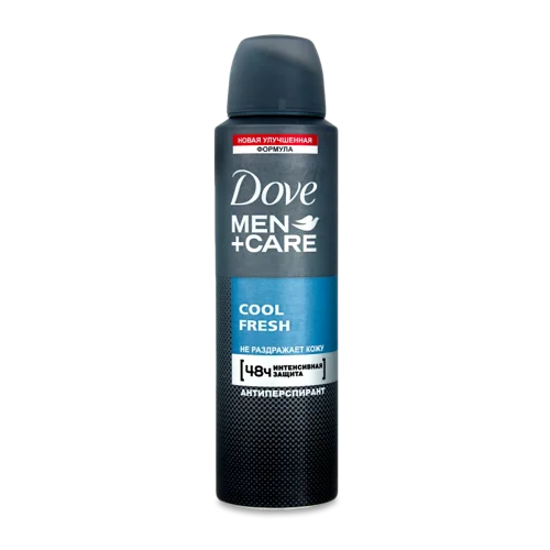 Антиперспірант Dove Прохолодна Свіжість +Care Men, Пластикова Пляшка 150мл