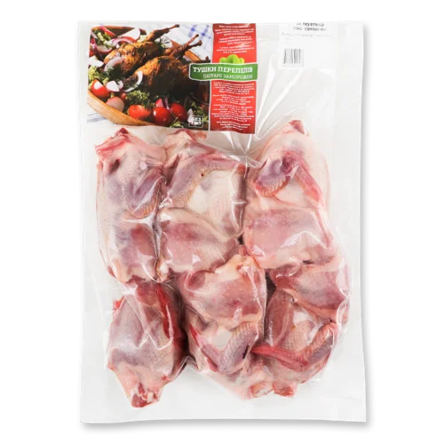 Перепелині Тушки В/у, Заморожені, Патрані, СТОВ Продовольчий Альянс, 1.2кг