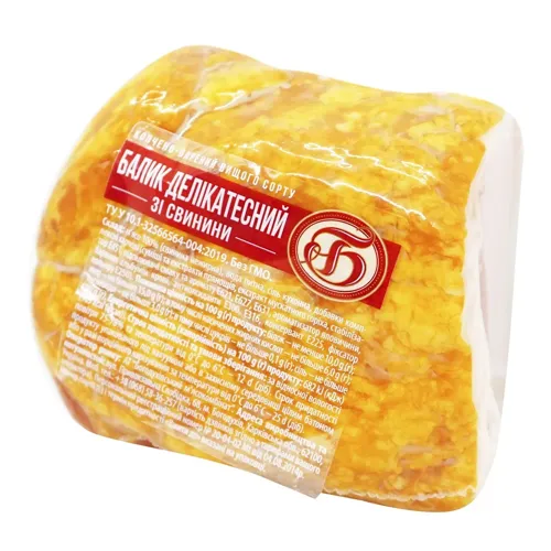 Балик зі свинини Богодухівський МК Делікатесний копчено-варений