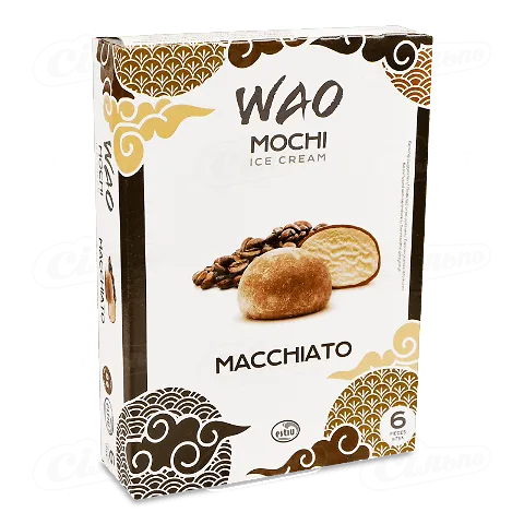 Десерт Wao Mochi з морозивом зі смаком кави в рисовому тісті, 210г