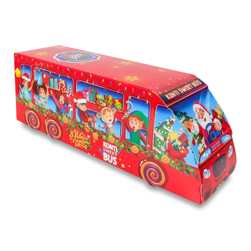 Кондитерський Набір Святковий Автобус Konti к/у, 0.614 кг