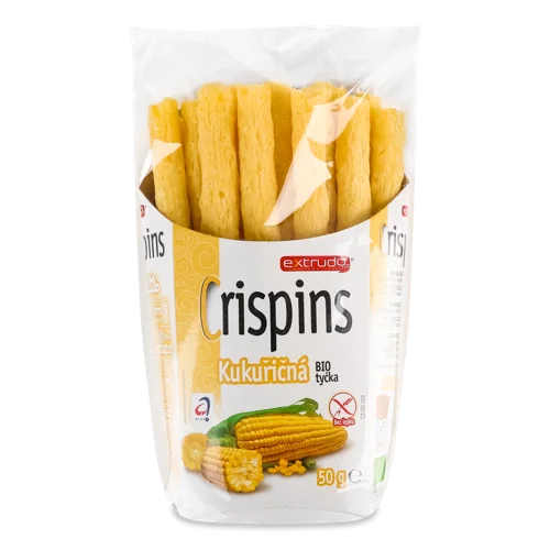 Палички Органічні З Кукурудзою Crispins Extrudo, м/у 50г