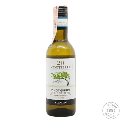 Вино Zonin Pinot Grigio біле сухе 12% 250мл