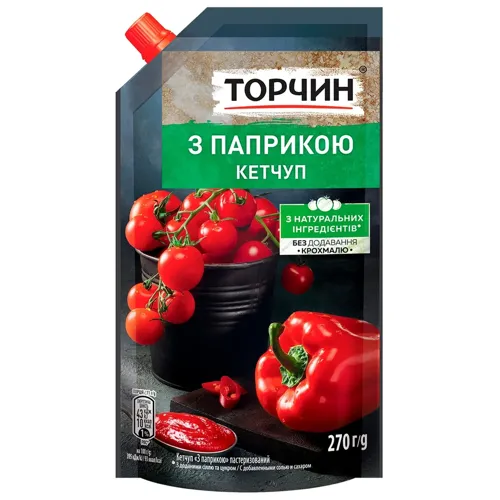 Кетчуп Торчин Паприка д/п, 300г