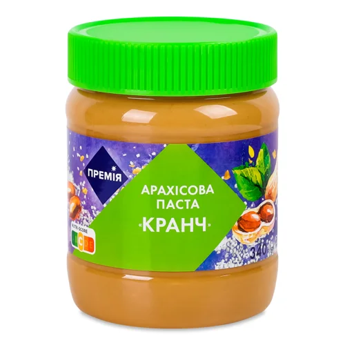 Паста Премія арахісова з кранчами 340г