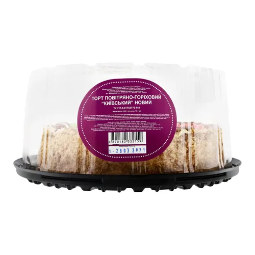 Торт повітряно-горіховий Київський новий Люблянна 800г