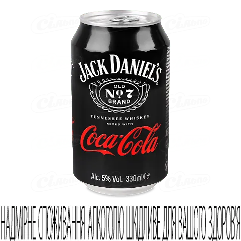 Напій слабоалкогольний Jack Daniel's TennesWhisk&CocaCola, 330мл