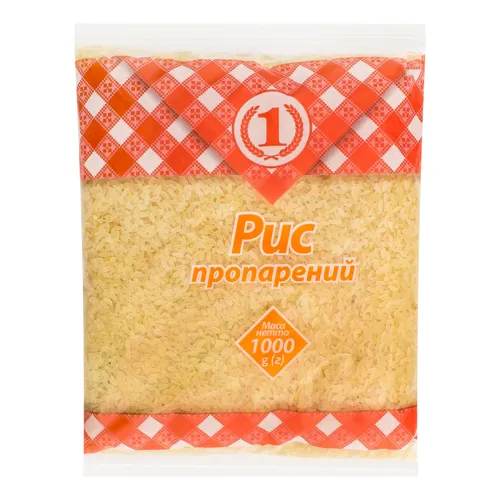 Рис довгозернистий шліфований пропарений №1 м/у 1000г