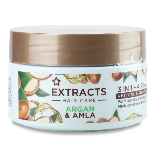 Маска Для Волосся Argan & Amla Extracts, В/ґ, 200мл