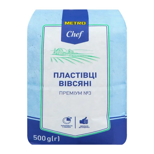 Вівсяний Пласт, Вищого Ґатунку, П/Пл, 500 Г